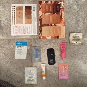 Assorted Skincare and Makeup Samples